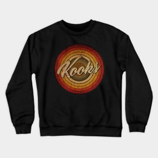 arjunthemaniac, circle retro faded The Kooks Crewneck Sweatshirt